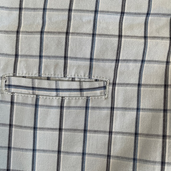Mossimo Light Blue Plaid Flat Front Men's Blue Checkered Shorts - Picture 8 of 8